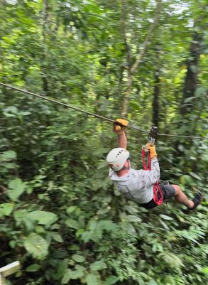 Zipline in the Rainforest